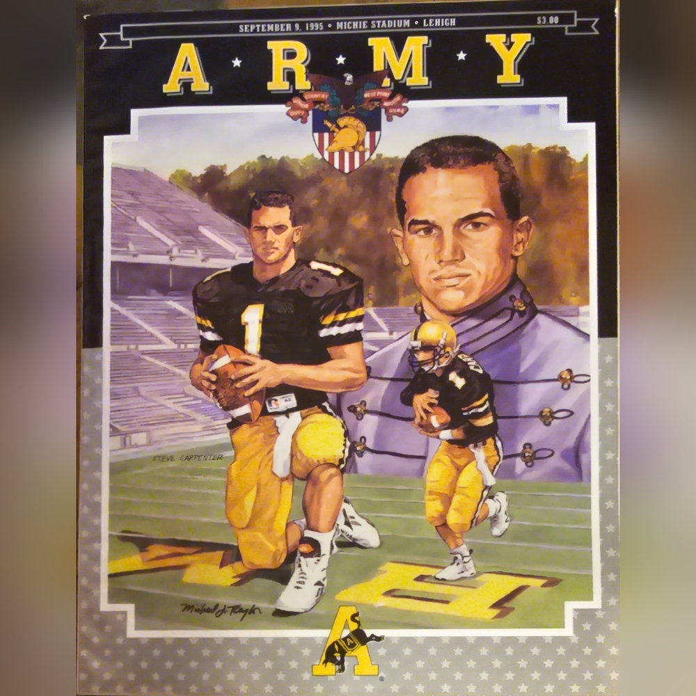 Army vs Lehigh Football Program 9/9/95